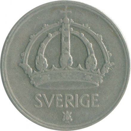 Швеция 50 эре 1949 год - Король Густав V