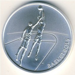 Латвия 1 лат 2008 год