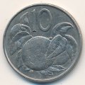 Острова Кука 10 центов 1992 год