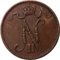 Финляндия 1 пенни 1915 год - XF-