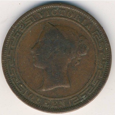 Цейлон 5 центов 1870 год