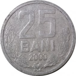 Молдавия 25 бани 2000 год