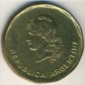Аргентина 50 сентаво 1988 год