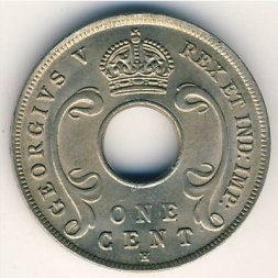 Восточная Африка 1 цент 1914 год