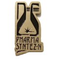 Значок Pharma Syntez-N. Фармасинтез-Норд. Фармацевтическая компания (черный)