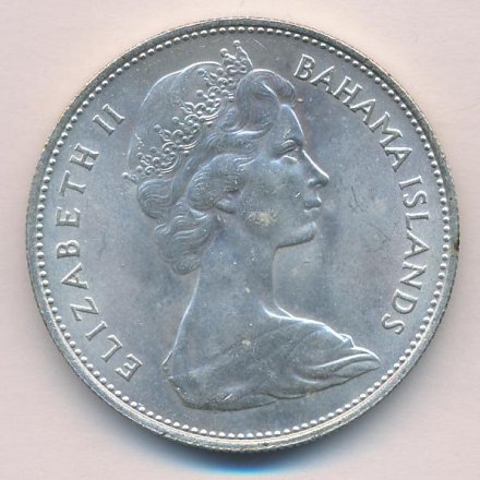 Багамские острова 1 доллар 1966 год