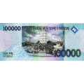 Сан-Томе и Принсипи 100000 добра 2013 год - Памятник Auto de Floripes в г.Санту-Антонью UNC