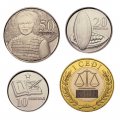 Набор из 4 монет Гана 2016-2022 год 