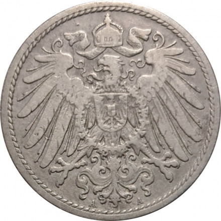 Германия 10 пфеннигов 1898 год (A)