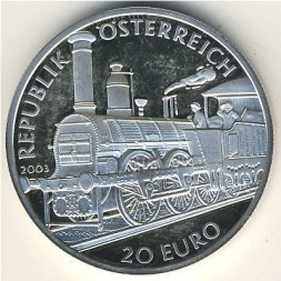 Австрия 20 евро 2003 год
