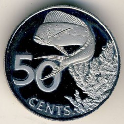 Виргинские острова 50 центов 1985 год