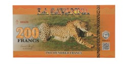 Саванна - 200 франков 2015 год - Гепард