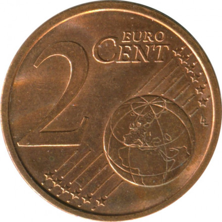 Германия 2 евроцента 2005 год (F)