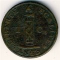 Гаити 1 сантим 1846 год