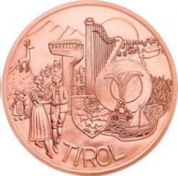 Австрия 10 евро 2014 год - Земли Австрии - Тироль