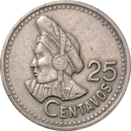 Гватемала 25 сентаво 1997 год