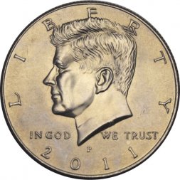 США 1/2 доллара 2011 год - Джон Кеннеди (P)