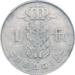 Бельгия 1 франк 1958 год BELGIE