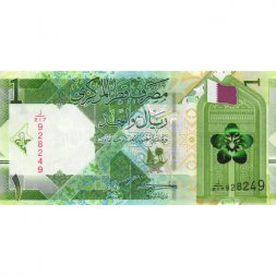 Катар 1 риал 2022 год - Парусник UNC