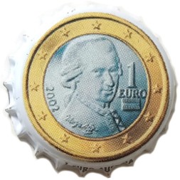 Пробка Италия - 1 Euro. 1 Euro Austria