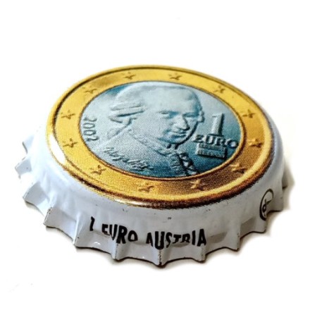 Пробка Италия - 1 Euro. 1 Euro Austria