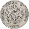 Нигерия 5 кобо 1973 год