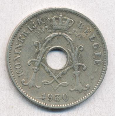 Бельгия 10 сантимов 1930 год