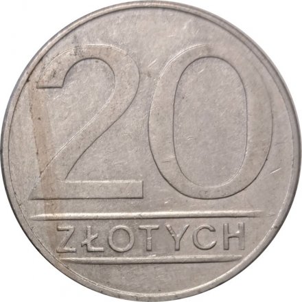 Польша 20 злотых 1986 год