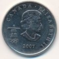 Канада 25 центов 2007 год - Биатлон