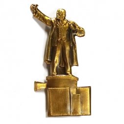 Значок Ленин на броневике, тяжелый