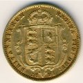 Великобритания 1/2 соверена 1891 год