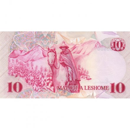 Лесото 10 малоти 1981 год - UNC