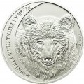 Андорра 5 динеров 2010 год - Бурый медведь