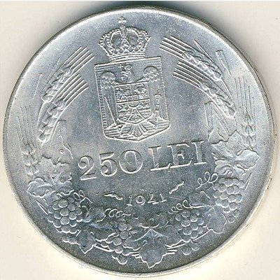 Румыния 250 леев 1941 год