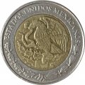 Мексика 1 песо 2005 год - Хохлатый сокол