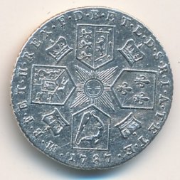Великобритания 6 пенсов 1787 год