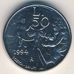 Сан-Марино 50 лир 1994 год