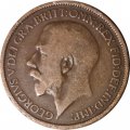 Великобритания 1/2 пенни 1916 год - Король Георг V