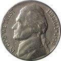 США 5 центов 1958 год - Томас Джефферсон (без отметки МД)