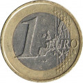 Германия 1 евро 2002 год - Орёл (D)