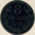 Гернси 8 дублей 1902 год