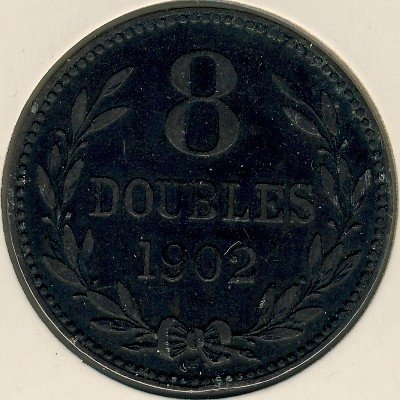 Гернси 8 дублей 1902 год