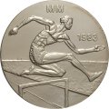Финляндия 50 марок 1983 год - Первый чемпионат мира по легкой атлетике