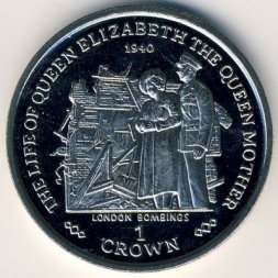 Гибралтар 1 крона 2000 год