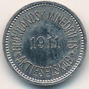 Гренландия 10 эре 1911 год