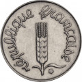 Франция 1 сантим 1969 год - Колос пшеницы