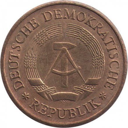 ГДР 20 пфеннигов 1973 год