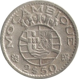 Мозамбик 2,5 эскудо 1955 год