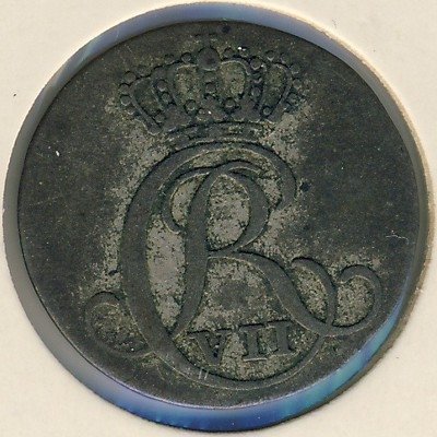 Дания 2 скиллинга 1801 год