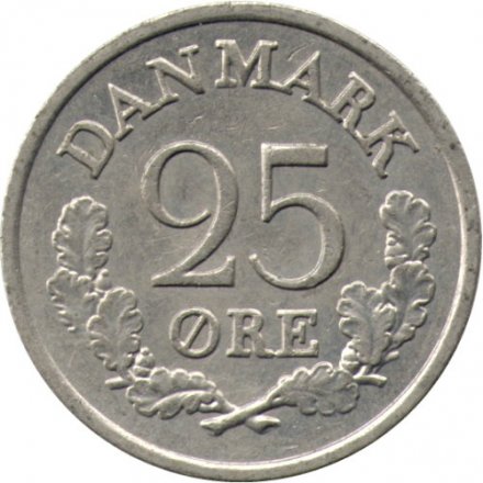 Дания 25 эре 1961 год